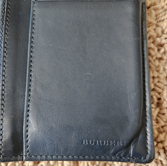 Burberry Blue Leather Wallet - Picture 9 of 11
